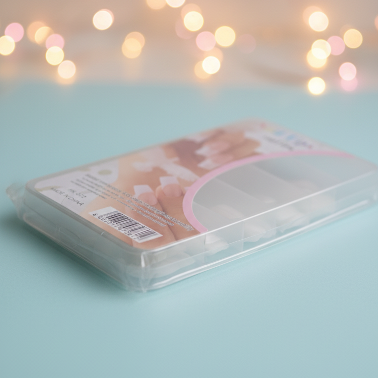 100 Pcs Fake Nails Set – White ABS Plastic Nail Tips, Durable & Easy-to-Apply, Smooth Finish for DIY Nail Art & Professional Salon Manicure - Image 5