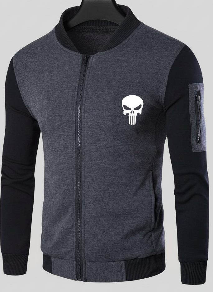 New Winter Collection Printed Zipper Jacket for Men & Boys – French Fleece, Premium Quality, Stylish, Warm & Comfortable Winter Wear (M, L, XL) - Image 2