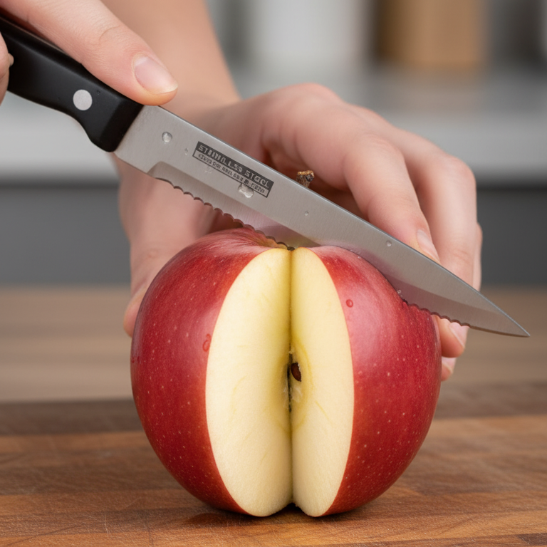 3-Piece Kitchen Knives Set – Black | Non-Stick Coating, Ergonomic Anti-Slip Handles, Perfect for Chopping, Slicing & Dicing | Dishwasher Safe - Image 3