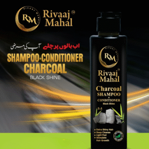 Rivaaj Mahal Charcoal Shampoo - Best Quality Shampoo | Charcoal Shampoo | Rivaj Mahal - 200ml