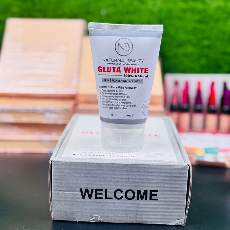 Gluta White Original Skin Brightening Face Wash – Glow Naturally! 120 ml - Image 3
