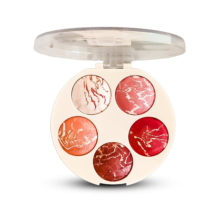 5-in-1 MSYAHO Professional Makeup Palette – 3D Highlighter, Blusher, Contour, Bronzer & Illuminator All-in-One Kit - Image 2