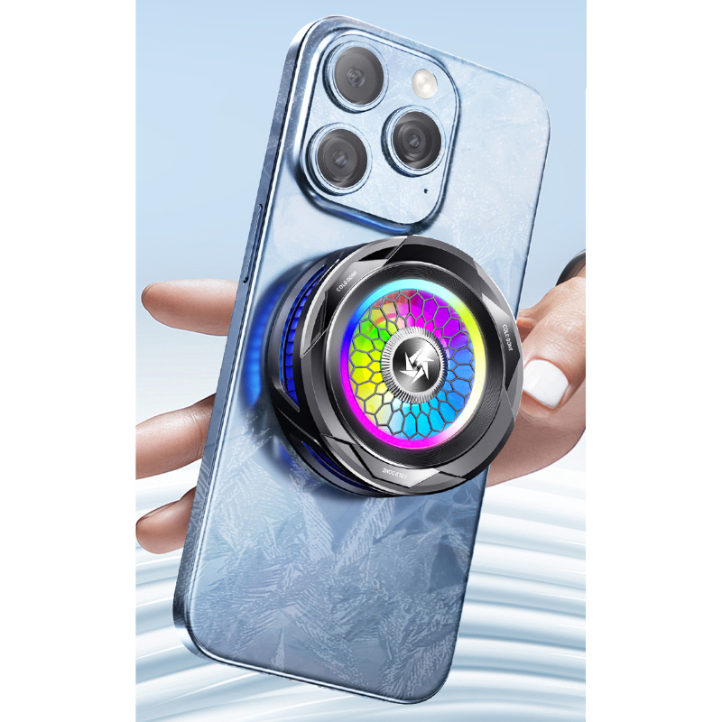 SL-25 15W High Power Mobile Phone Original Cooler Radiator With Magnetic/Clip, Fast Ice Cooling, And RGB Led Light - Image 2