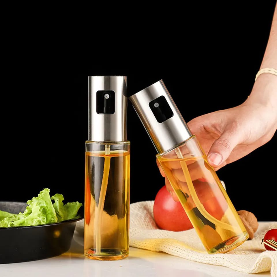 Cooking Oil Sprayer – Glass Oil Spray Bottle for Kitchen, BBQ, Baking, Grilling, Vinegar & Sauce - Image 2