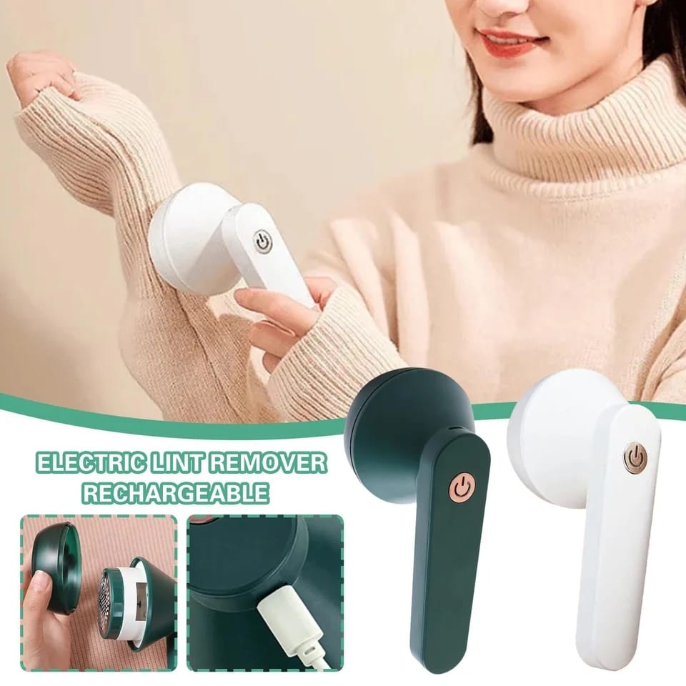 Electric Lint Remover For Clothing Sweater Anti Pilling Razor Coat Hair Ball Trimmer Rechargeable Plush Clothing Razor Remover (Random color) - Image 4