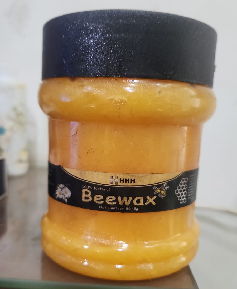 HHH Beewax 500g – Pure, Natural & Multipurpose Beekeeping Wax for DIY, Furniture Shining & Wood Polish - Image 2