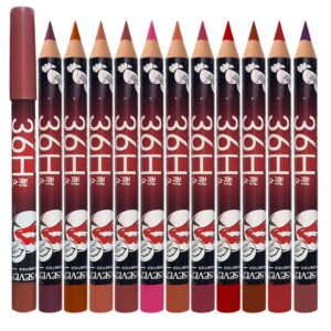 36H Jumbo Lip Liner Pencil Pack – Long-Lasting Nude, Red & Pink Shades for Smooth Lip Definition
