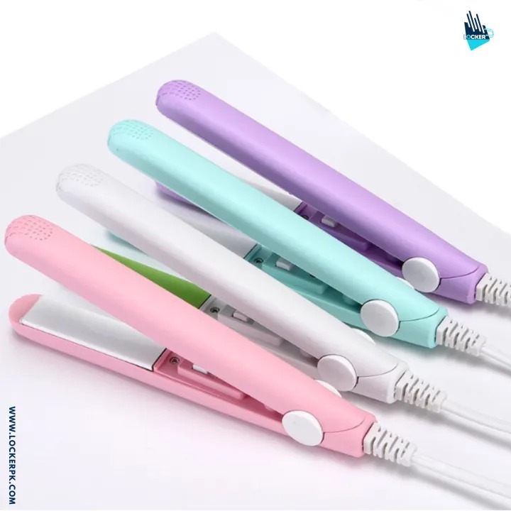 Mini Hair Straightener – Lightweight & Portable Travel Styling Tool | Medium Heat | High/Low Speed Settings | Corded Electric | Multicolor | ABS Plastic - Image 5