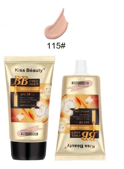 8 in 1 BB Collagen Foundation – All-in-One Makeup & Skincare with Whitening, Brightening, Moisturizing, Anti-Aging, UV Protection, Concealing & Long-Lasting Coverage - Image 3