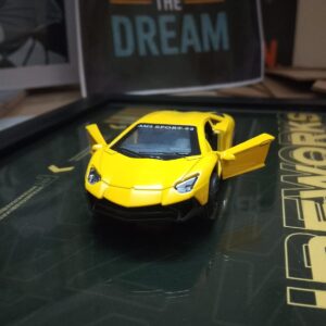 Metallic Car Wall Frame - Modern Home Decor Art