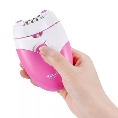 Kemei KM-189A Rechargeable Epilator – Women’s Hair Removal Device with USB Charging, Gentle Shaver & Defeathering Tool for Smooth Skin - Image 5