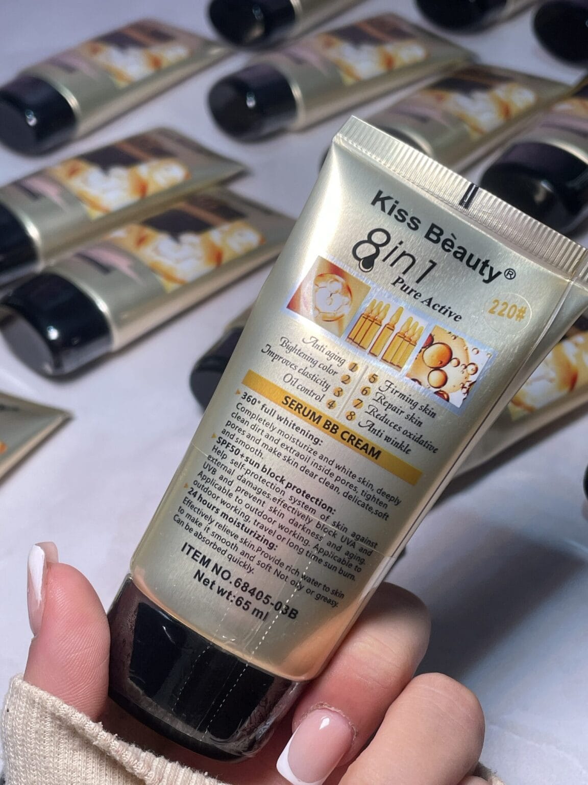 8-in-1 BB Collagen Liquid Foundation – Full Coverage, Long Lasting & Hydrating (65ml, Shades 110 & 115) - Image 3