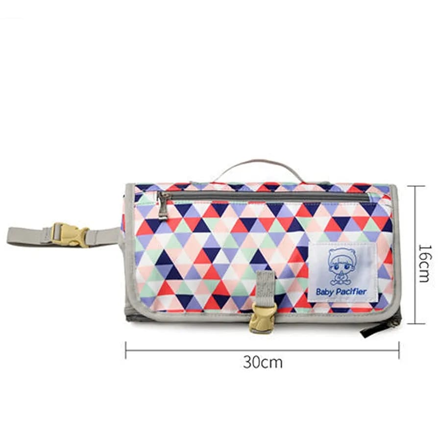 Diaper Pouch (Waterproof), Baby Product Storage, Stroller Bag, Mother's Bag, Diaper Changing Sheet, Baby Shower Gift (random color)