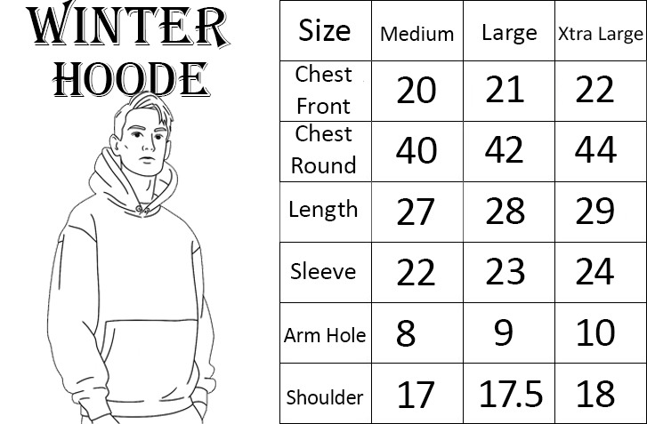 New Summer Collection Full Black Hoodie with WA Print for Men and Boys – Comfortable, Fashionable & Casual Wear - Image 4