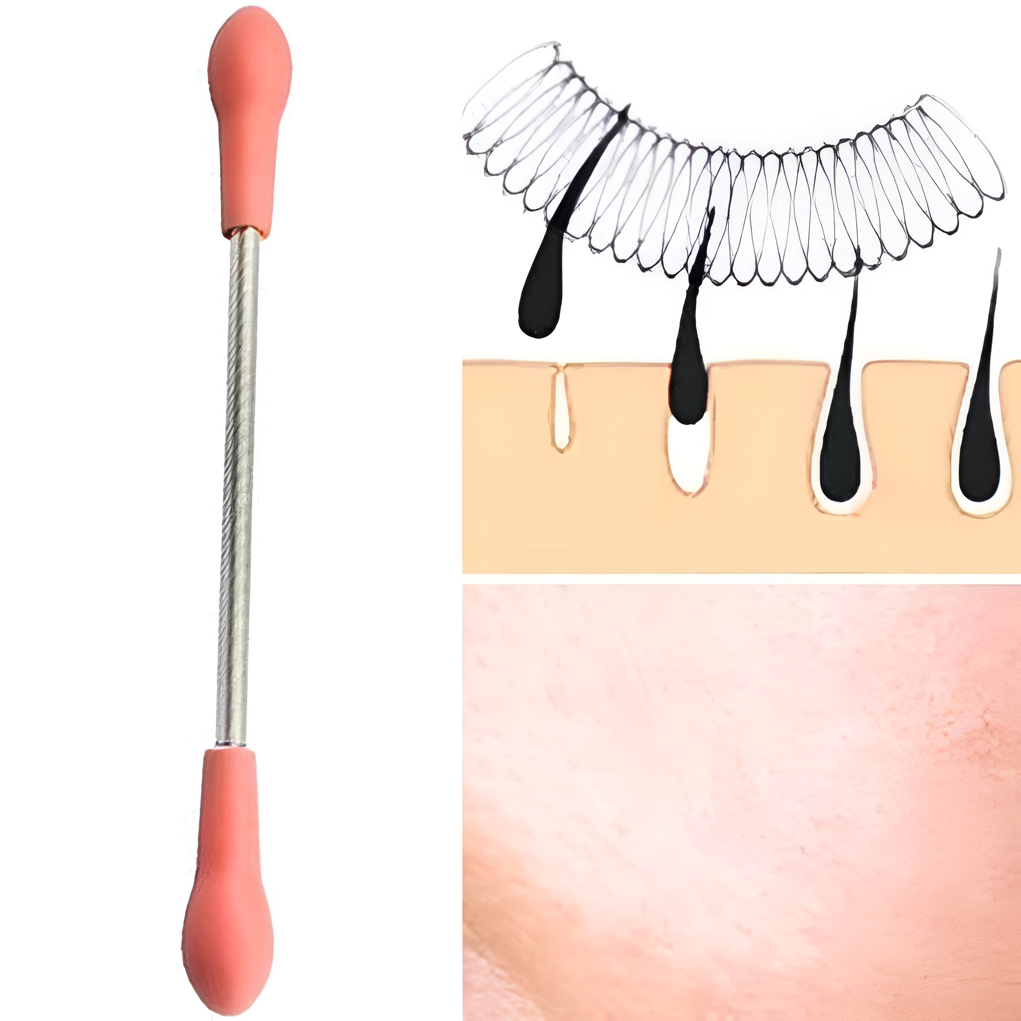 Painless Face Hair Removal Spring Stick – Metal Multipurpose Tool for Quick, Easy & Effective Facial Hair Removal
