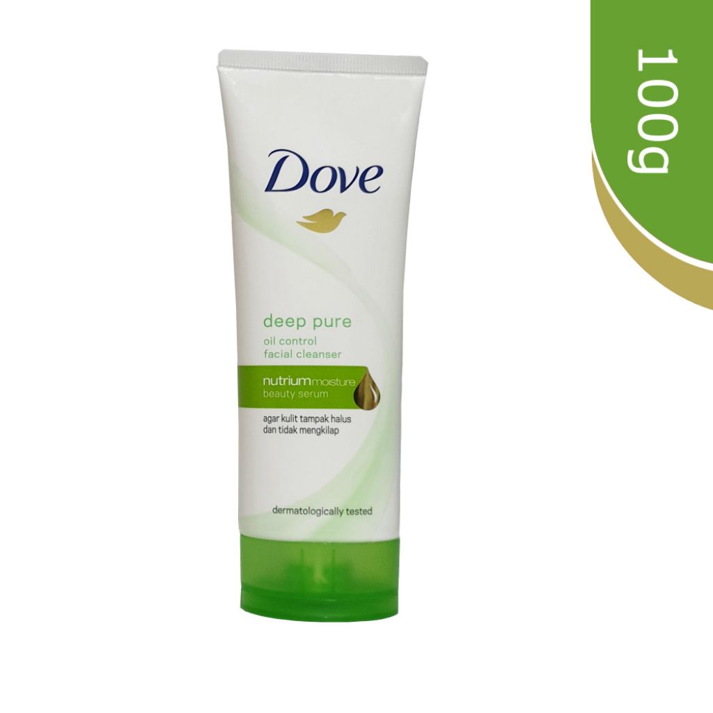 Dove Deep Pure Oil Control Facial Cleanser for radiant, hydrated skin (100ML) - Image 2