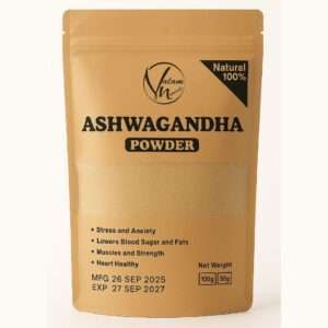 Ashwagandha Powder Pure And Natural | Herbal Supplement For Stress Relief, Energy, Immunity Boost, And Overall Wellness