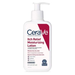 CeraVe Itch Relief Moisturizing Lotion – 1% Pramoxine Hydrochloride, Relieves Itching & Hydrates Dry Skin, 237ml