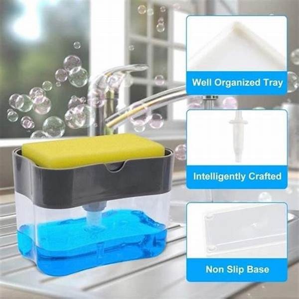 2-in-1 Soap Pump Dispenser – Kitchen Sink Liquid Soap Dispenser (Without Sponge) - Image 5