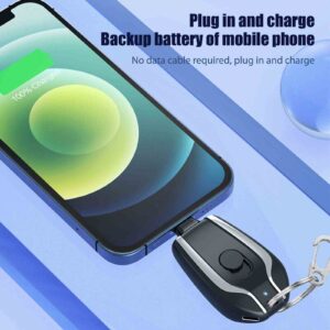 Emergency Keychain Portable Charger power bank (random color)