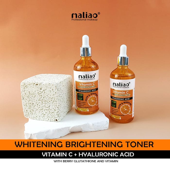 Maliao Vitamin C Whitening Brightening Toner with Berry Glutathione & Hyaluronic Acid – Anti-Oxidation, Pore Refining, All Skin Types, 30ml - Image 4