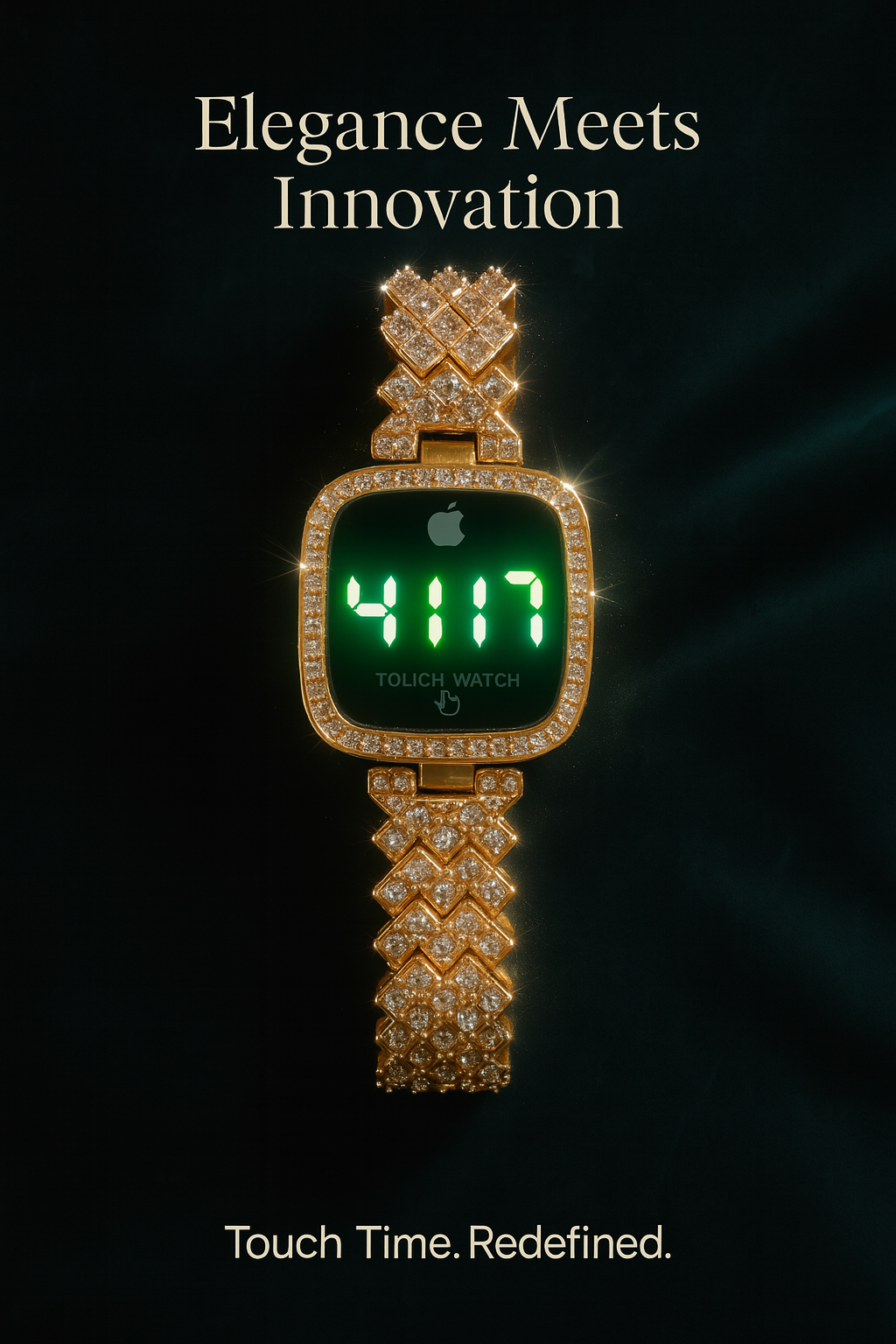 LED Touch Screen Watch – Waterproof, Cell Operated, Stylish Digital Wristwatch (No Box) - Image 3