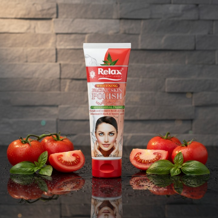 Relax Whitening Facial Skin Polish – Original Quality Brightening & Smoothing Formula for Clear, Radiant & Healthy-Looking Skin (150ml) - Image 2