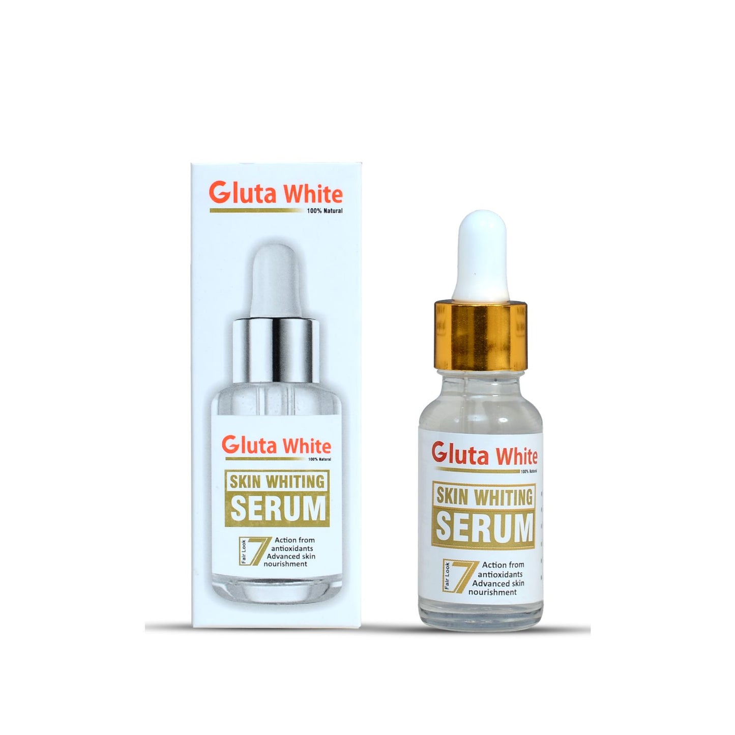 Gluta White Face Glowing Serum | Glutathione-Based Brightening | Hydration & Antioxidant Protection 30 ml
