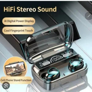 DaMix Original M10 Bluetooth Earbuds – Wireless Earphones with LED Display & Power Bank Case