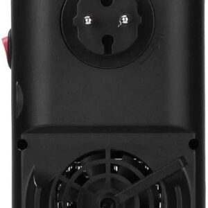 Flame Heater 1000W – Portable Electric Plug-in Room Heater with Flame Effect & Remote Control