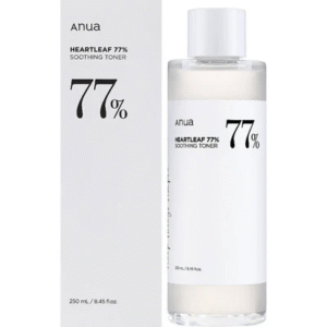 Anua Heartleaf 77% Soothing Toner – Hydrating & Calming Facial Toner for Sensitive Skin, Gentle Daily Skincare (250ml)