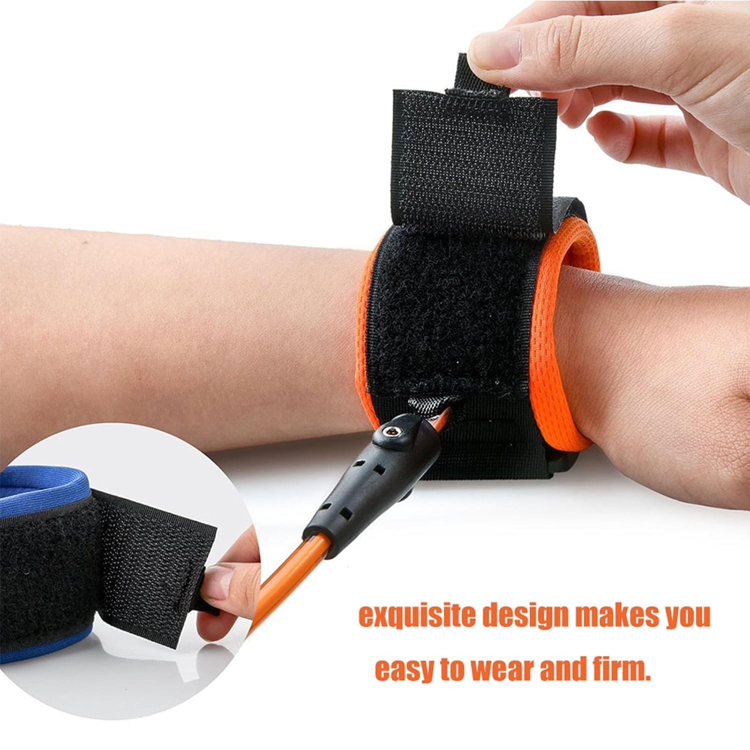 Baby Anti-Lost Wrist Strap Safety Harness for Toddlers & Kids – Adjustable Hand Link with 360° Rotation - Image 2